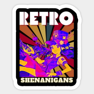 Retro Shenanigans Sticker